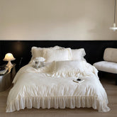 Airy Silky Floral Lace Bedding Bundle